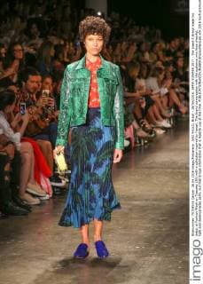 SAO PAULO, Brazil - 26 04 2016: SPFW SUMMER 2017 - The brand A.Brand made his debut at Fashion Week on Tuesday (26) with a collection inspired by Hawaii. The brand conversation with the audience who likes cheerful, light and desencanadas parts, but that brings information that is legal to use at the time.  BrunaxMarques
