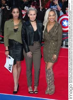 America Civil War UK Premiere London, UK. Kris Anderson, Courtney Rumbold and Alexandra Buggs - of Stooshe at Captain America Civil War UK Premiere at the Vue Westfield Shopping Centre, London on April 26th 2016. LMK73-60233-270416 
