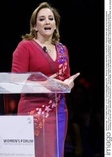 Mexican Foreign Secretary Claudia Ruiz Massieu takes part at the International Women s Forum in Mexico City, Mexico, 27 April 2016. The forum promotes leadership in all professions, cultures and continents through the connection of women with meaningful achievements in several fields. EFE Jorge Nunez INTERNATIONAL WOMEN S FORUM IN MEXICO !ACHTUNG: NUR REDAKTIONELLE NUTZUNG!  MDF001 20160427-635973954310141348