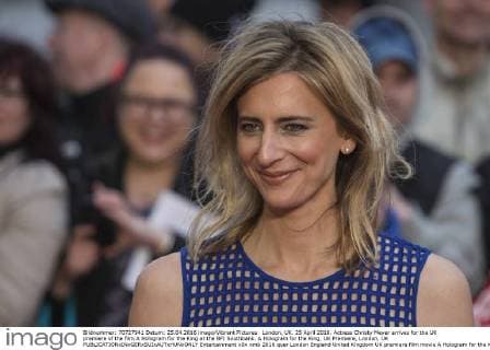 London, UK. 25 April 2016. Actress Christy Meyer arrives for the UK premiere of the film A Hologram for the King at the BFI Southbank. A Hologram for the King, UK Premiere, London, UK 