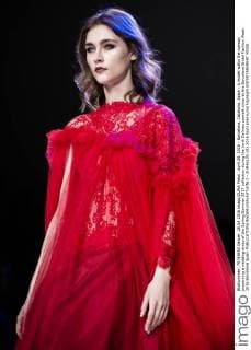 April 28, 2016 - Barcelona, Catalonia, Spain - A model walks the runway presenting a wedding dress of the Spring Summer 2017 collection during the Jordi Dalmau catwalk show at the Barcelona Bridal Fashion Week 2016 Barcelona Spain - ZUMAo105