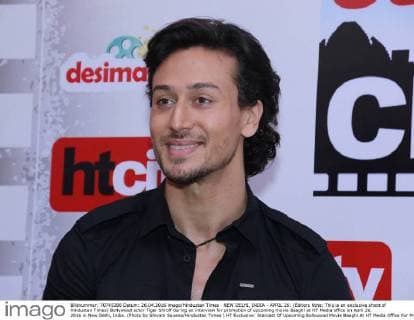 NEW DELHI, INDIA - APRIL 26: (Editors Note: This is an exclusive shoot of Hindustan Times) Bollywood actor Tiger Shroff during an interview for promotion of upcoming movie Baaghi at HT Media office on April 26, 2016 in New Delhi, India. (Photo by Shivam Saxena Hindustan Times ) HT Exclusive: Starcast Of Upcoming Bollywood Movie Baaghi At HT Media Office For Promotions