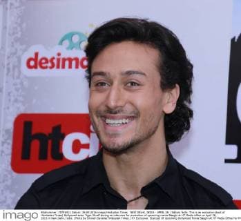 NEW DELHI, INDIA - APRIL 26: (Editors Note: This is an exclusive shoot of Hindustan Times) Bollywood actor Tiger Shroff during an interview for promotion of upcoming movie Baaghi at HT Media office on April 26, 2016 in New Delhi, India. (Photo by Shivam Saxena Hindustan Times ) HT Exclusive: Starcast Of Upcoming Bollywood Movie Baaghi At HT Media Office For Promotions