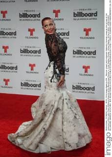 Mexican singer and composer Alejandra Guzman poses as she arrives at the ceremony of the Latin Music Billboard Awards at the BankUnited Center in Coral Gables, Florida, United States, 28 April 2016. LATIN MUSIC BILLBOARD AWARDS !ACHTUNG: NUR REDAKTIONELLE NUTZUNG!  CGS015 20160429-635974969298538292