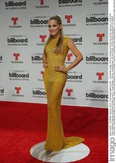 Colombian singer Fanny Lu poses as she arrives at the ceremony of the Latin Music Billboard Awards at the BankUnited Center in Coral Gables, Florida, United States, 28 April 2016. LATIN MUSIC BILLBOARD AWARDS !ACHTUNG: NUR REDAKTIONELLE NUTZUNG!  CGS034 20160429-635974980665634292