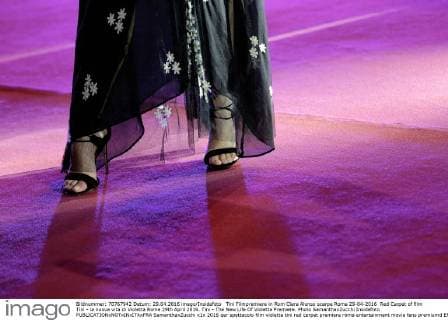 Tini Filmpremiere in Rom Clara Alonso scarpe Roma 29-04-2016 Red Carpet of film Tini - la nuova vita di Violetta Rome 29th April 2016. Tini - The New Life Of Violetta Premiere. Photo SamanthaxZucchi Insidefoto SamanthaxZucchi