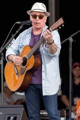 April 29, 2016 - New Orleans, Louisiana, U.S - Musician PAUL SIMON performs live during the New Orleans Jazz & Heritage Festival at Fair Grounds Race Course in New Orleans, Louisiana New Orleans U.S. - ZUMAs135
