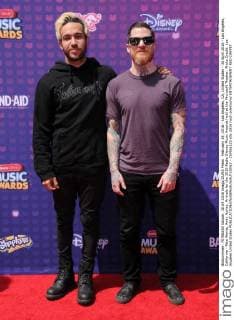 February 19, 2016 - Los Angeles, CA, United States - 30 April 2016 - Los Angeles, California - Pete Wentz, Andy Hurley. Arrivals for the 2016 Radio Disney Music Awards held at the Microsoft Theater. Photo Credit: Los Angeles United States - ZUMAa123