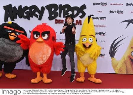 Viktor iBlali bei der Angry Birds- Der Film Kino Premiere am 1.05.2016 in Berlin Angry Birs- Der Film Kinopremiere in Berlin, 2016 