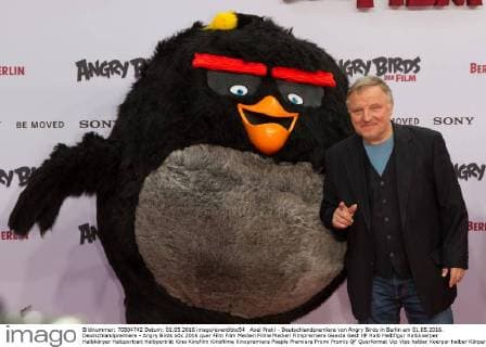 Axel Prahl - Deutschlandpremiere von Angry Birds in Berlin am 01.05.2016. Deutschlandpremiere - Angry Birds