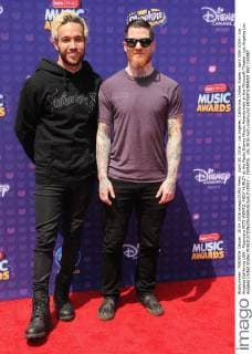 April 30, 2016 - Los Angeles, California, United States - April 30th 2016 - Los Angeles California USA - Musicians PETE WENTZ, ANDY HURLEY at the Radio Disney Miusic Awards held at the Microsoft Theater, Los Angeles Los Angeles United States - ZUMAf05_