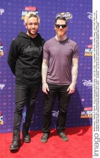 April 30, 2016 - Los Angeles, California, United States - April 30th 2016 - Los Angeles California USA - Musicians PETE WENTZ, ANDY HURLEY at the Radio Disney Miusic Awards held at the Microsoft Theater, Los Angeles Los Angeles United States - ZUMAf05_
