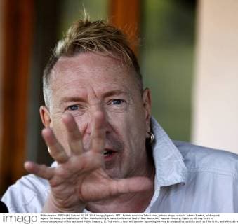 British musician John Lydon, whose stage name is Johnny Rotten, and a punk legend for being the lead singer of Sex Pistols during a press conference held in San Sebastian, Basque Country, Spain on 02 May 2016 to announce the tour of his last band Public Image LTD. The world s tour will become upcoming 04 May to present his last hits such as This is PIL and What de World Needs Now . British musician John Lydon !ACHTUNG: NUR REDAKTIONELLE NUTZUNG!  20160502-635978154120333627