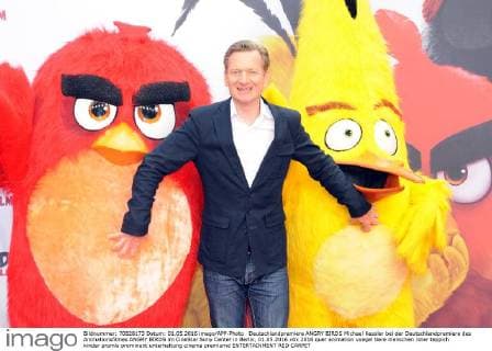 Deutschlandpremiere ANGRY BIRDS Michael Kessler bei der Deutschlandpremiere des Animationsfilmes ANGRY BIRDS im CineStar Sony Center in Berlin, 01.05.2016