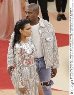 MET Gala 2016 Kanye West and Kim Kardashian arrive on the red carpet at the Costume Institute Benefit at The Metropolitan Museum of Art celebrating the opening of Manus x Machina: Fashion in an Age of Technology in New York City on May 2, 2016.  NYP20160502116 JOHNxANGELILLO