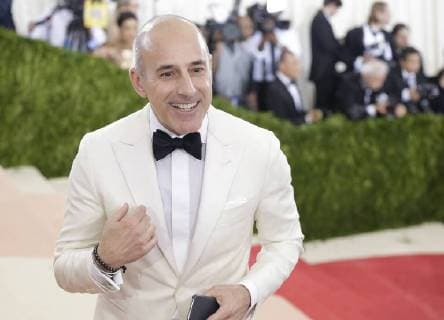 MET Gala 2016 Matt Lauer arrives on the red carpet at the Costume Institute Benefit at The Metropolitan Museum of Art celebrating the opening of Manus x Machina: Fashion in an Age of Technology in New York City on May 2, 2016.  NYP201605021214 JOHNxANGELILLO