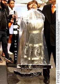 May 2, 2016 - New York, New York, U.S. - A view of some the dresses to be worn at the 2016 Costume Institute MET GALA entitled Manus x Machina: Fashion in the Age of Technology. New York U.S. - ZUMAk03_
