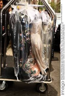 May 2, 2016 - New York, New York, U.S. - A view of some the dresses to be worn at the 2016 Costume Institute MET GALA entitled Manus x Machina: Fashion in the Age of Technology. New York U.S. - ZUMAk03_