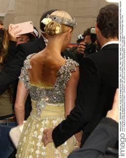May 2, 2016 - New York, New York, U.S. - Actress KATE BOSWORTH and MICHAEL POLISH exit the Mark Hotel, to attend the 2016 Costume Institute MET GALA entitled Manus x Machina: Fashion in the Age of Technology. New York U.S. - ZUMAk03_