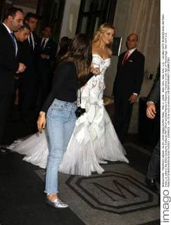 May 2, 2016 - New York, New York, U.S. - Actress KATE HUDSON exits the Mark Hotel, to attend the 2016 Costume Institute MET GALA entitled Manus x Machina: Fashion in the Age of Technology. New York U.S. - ZUMAk03_