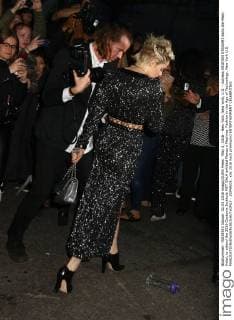 May 2, 2016 - New York, New York, U.S. - Actress KRISTEN STEWART exits the Mark Hotel, to attend the 2016 Costume Institute MET GALA entitled Manus x Machina: Fashion in the Age of Technology. New York U.S. - ZUMAk03_