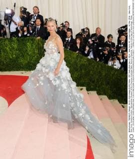 MET Gala 2016 May 2, 2016 - New York, NY, United States - 02 May 2016 - New York, New York- Karolina Kurkov. Metropolitan Museum of Art Costume Institute Gala: Manus x Machina: Fashion in the Age of Technology. Photo Credit: Christopher Smith AdMedia New York United States - ZUMAa123