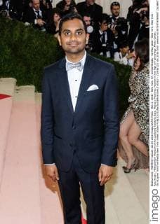 May 2, 2016 - New York, NY, United States - 02 May 2016 - New York, New York - Aziz Ansari. Metropolitan Museum of Art Costume Institute Gala: Manus x Machina: Fashion in the Age of Technology. Photo Credit: Christopher Smith AdMedia New York United States - ZUMAa123