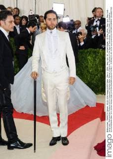 May 2, 2016 - New York, NY, United States - 02 May 2016 - New York, New York - Jared Leto. Metropolitan Museum of Art Costume Institute Gala: Manus x Machina: Fashion in the Age of Technology. Photo Credit: Christopher Smith AdMedia New York United States - ZUMAa123