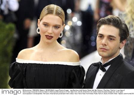 Lea Seydoux und Xavier Dolan bei der Manus x Machina: Fashion in an Age of Technology Costume Institute Gala im Metropolitan Museum of Art. New York, 02.05.2016 Foto:xD.xVanxTinex xFuturexImage