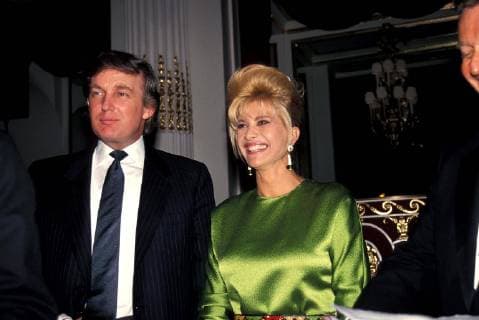 I16161.DONALD TRUMP AND WIFE IVANA TRUMP. - Aufnahmedatum geschätzt - ZUMAbu2_