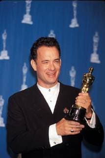 K1037AR.67TH ANNUAL ACADEMT OSCARS AWARDS 03 27 1995. 1995.TOM HANKS - ZUMAg115
