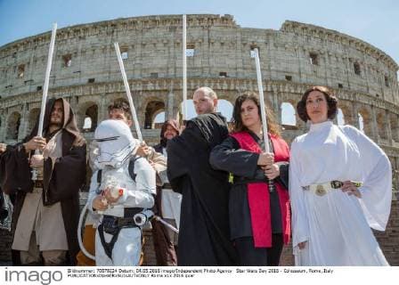 Star Wars Day 2016 - Colosseum, Rome, Italy  Roma
