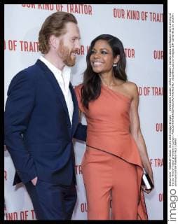 . 05 05 2016. London, United Kingdom. Damien Lewis and Naomie Harris arriving at the Our Kind of Traitor premiere in London.  xStephenxLockx xi-Imagesx IIM-12595-0032