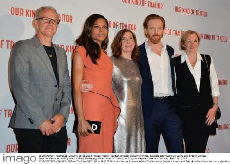 British director Susanna White, English actor Damian Lewis and British actress, Naomie Harris attending the UK Gala Screening of Our Kind Of Traitor, at Curzon Mayfair Cinema in London. MAY 5th 2016  JWNx161270