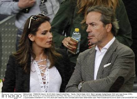 Tennis. Madrid Open 2016. Match between Rafael Nadal (ESP) and Joao Sousa (POR), May 6, 2016. Photo by J. Luis Cuesta 261 Cordon Press. Mar Saura y su marido. Cordon Press  J.xLuisxCuesta