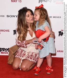 The Angry Birds Movie Gala Screening London, UK . Imogen Thomas and Ariana at The Angry Birds Movie Red Carpet Gala Screening at Picturehouse Centra, Shaftesbury Avenue, London on Saturday 7 May 2016 LMK392-60409-080516 