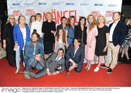 Berlin Premiere MAENGELEXEMPLAR Der Filmcast Ankunft zur Berlin Premiere MAENGELEXEMPLAR im Kino Cinestar in der Kulturbrauerei in Berlin, 09.05.2016