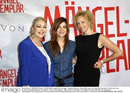 Barbara Schöne, Claudia Eisinger und Katja Riemann bei der Premiere des Kinofilms Mängelexemplar im CineStar in der Kulturbrauerei. Berlin, 09.05.2016 Foto:xS.xGabschx xFuturexImage