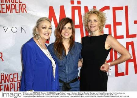 Barbara Schöne, Claudia Eisinger und Katja Riemann bei der Premiere des Kinofilms Mängelexemplar im CineStar in der Kulturbrauerei. Berlin, 09.05.2016 Foto:xS.xGabschx xFuturexImage