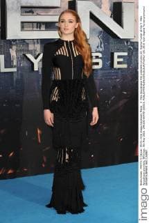X -Men Apocalypse film premiere London.UK. Sophie Turner at the X -Men Apocalypse premiere, BFI Imax. 9th May 2016. LMK200-60478-100516. 