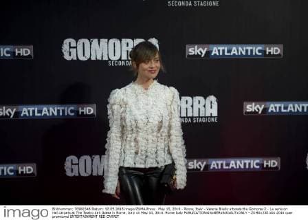 May 10, 2016 - Rome, Italy - Valeria Bilello attends the Gomorra 2 - La serie on red carpets at The Teatro dell Opera in Rome, Italy on May 10, 2016. Rome Italy  - ZUMAn230