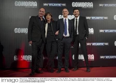 May 10, 2016 - Rome, Italy - Stefano Sollima(L) attends the Gomorra 2 - La serie on red carpets at The Teatro dell Opera in Rome, Italy on May 10, 2016. Rome Italy  - ZUMAn230
