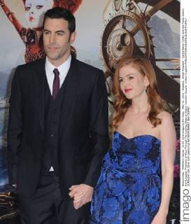 May 10, 2016 - England, United Kingdom - Sacha Baron Cohen and Isla Fisher attend the European Premiere of Alice Through The Looking Glass at Odeon Leciester Square. United Kingdom - ZUMAs147