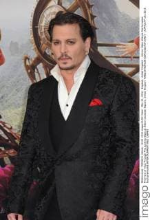 May 10, 2016 - England, United Kingdom - Johnny Depp attends the European Premiere of Alice Through The Looking Glass at Odeon Leciester Square. United Kingdom - ZUMAs147