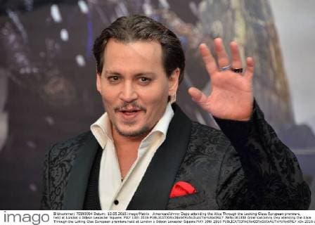 AmericanJohnny Depp attending the Alice Through the Looking Glass European premiere, held at London s Odeon Leicester Square. MAY 10th 2016  JWNx161358