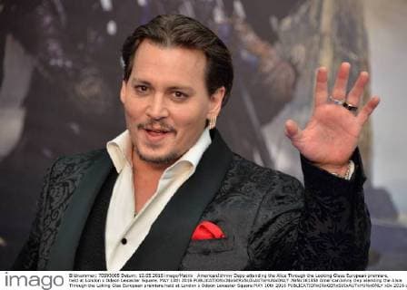 AmericanJohnny Depp attending the Alice Through the Looking Glass European premiere, held at London s Odeon Leicester Square. MAY 10th 2016  JWNx161358