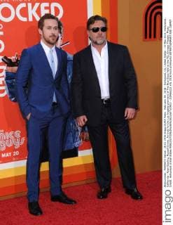 February 29, 2016 - Hollywood, CA, United States - 10 May 2016 -Hollywood, California - Ryan Gosling, Russell Crowe. Arrivals for the Los Angeles premiere of The Nice Guys held at the TCL Chinese Theater. Photo Credit: Hollywood United States - ZUMAa123