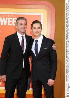 LOS ANGELES - MAY 10: Simon Halls, Matt Bomer at the The Nice Guys Premiere at the TCL Chinese Theater IMAX on May 10, 2016 in Los Angeles, CA  KathyxHutchins