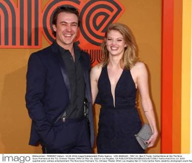LOS ANGELES - MAY 10: Ben O Toole, Cariba Heine at the The Nice Guys Premiere at the TCL Chinese Theater IMAX on May 10, 2016 in Los Angeles, CA  KathyxHutchins