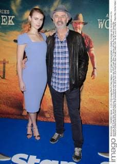 Wolf Creek Serienpremiere in Sydney Sydney:John Jarrat and Lucy Fry promote Wolf Creek John Jarrat and Lucy Fry in Sydney promoting the new Wolf Creek Stan TV Series at the Pop-Up Road House Bar.  MitchellexBurke